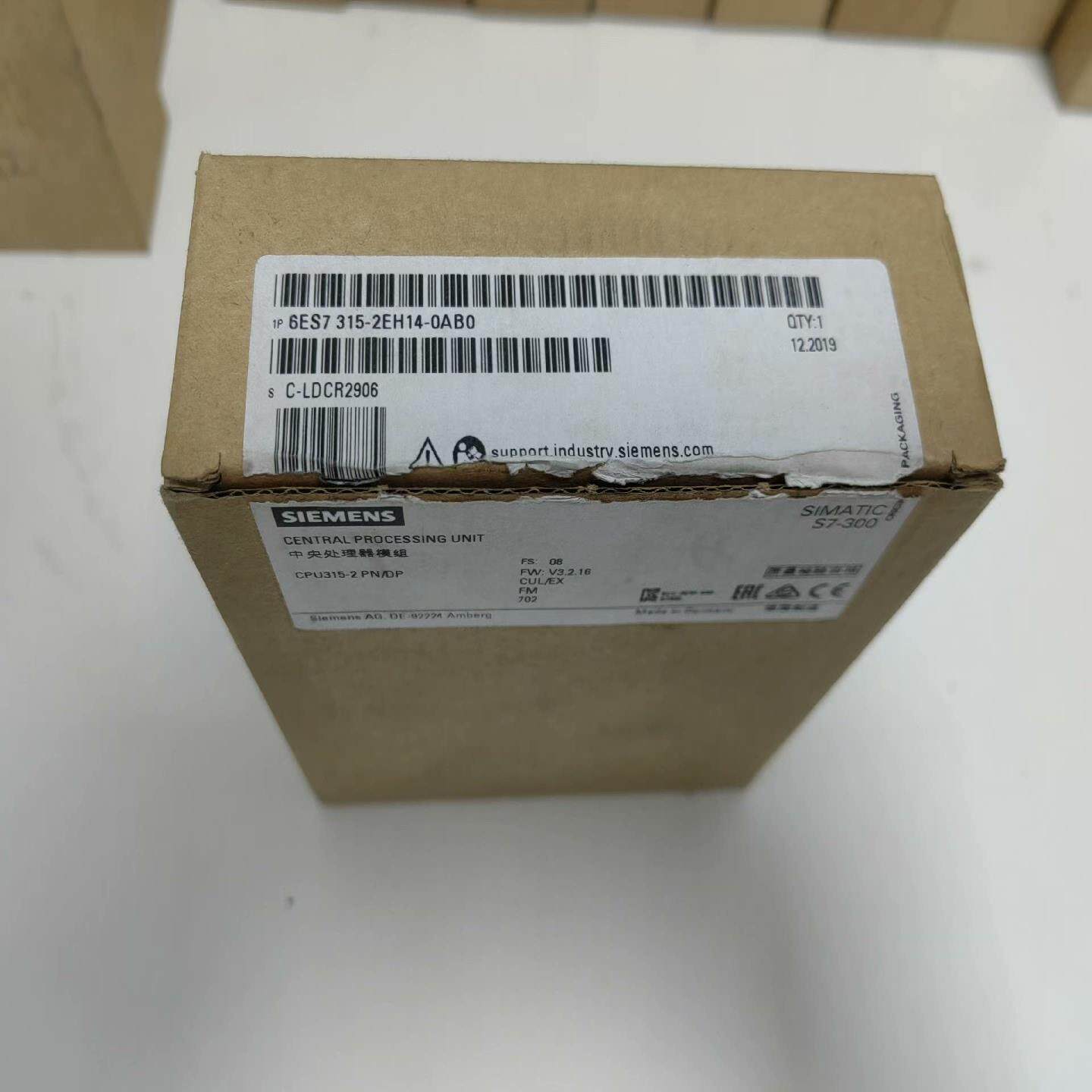 【顺庆】西门子S7-300CPU模块6ES7 315-2EH14-0【议价】