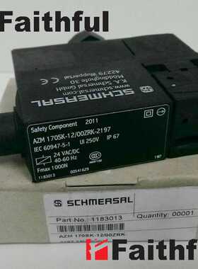 Schmersal 101183013 施迈赛安全开关 AZM 170SK-12/00ZRK-2197议