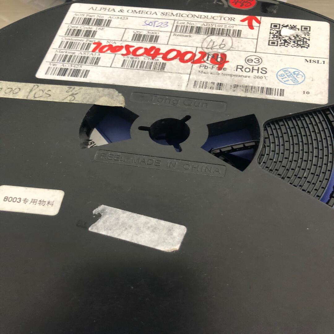 AO3423 丝印AS SOT-23 P沟道 -20~议价