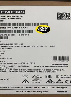 6SE6440-2AB11-2AA1440 安装有(崽崽配件）