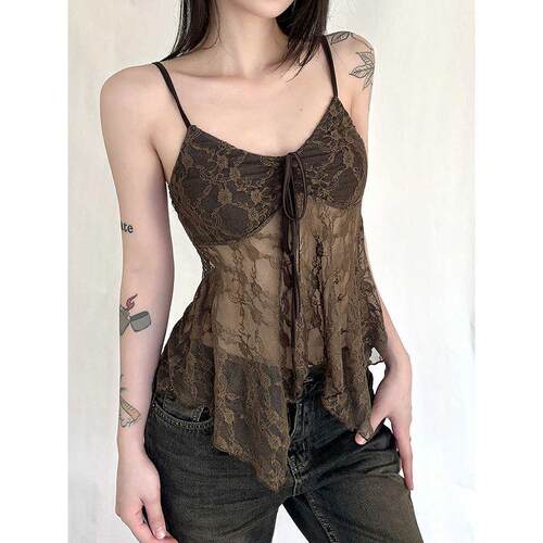 Women's Fitted Cami Top Casual Fashion Sleeveless Top for