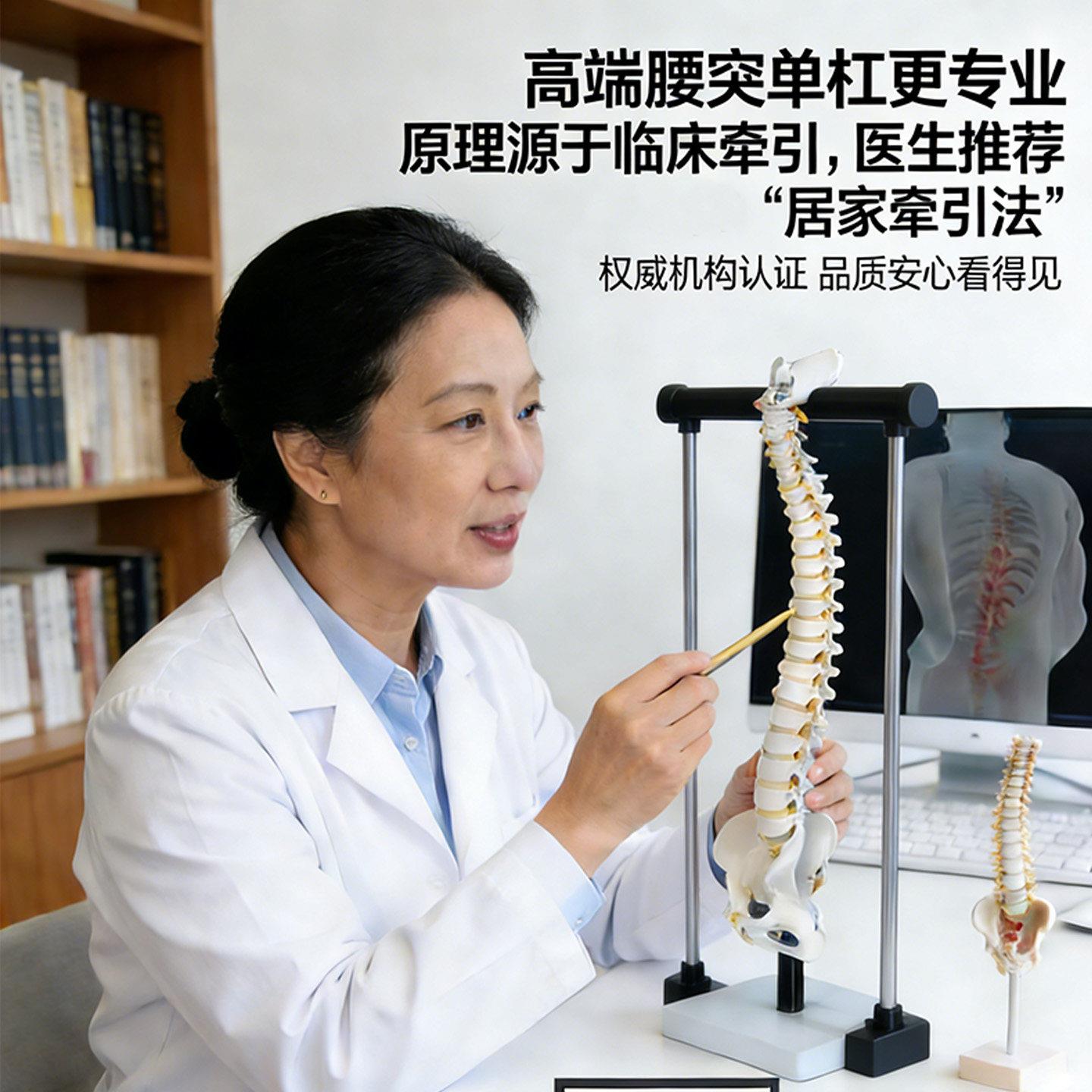 SW-26-1-单杠腰椎牵引带杠家用室内引体单向上拉伸杆腰椎间盘突牵