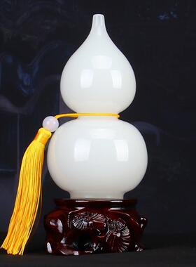 然天桌阿富汗玉石葫芦福禄平安摆HL888件客厅面玄关博古架中式生