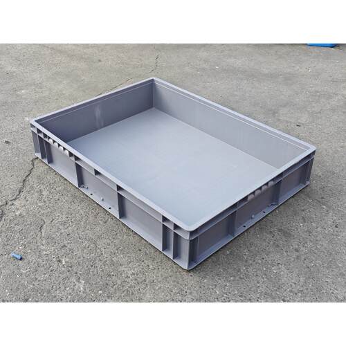 E物8614周8转箱塑料长流运输筐方WHK形加厚工业收纳盒养龟养殖盆