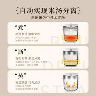 洛6086宾汉低电糖饭锅小型家用米分汤离多功能迷你电饭锅一人2食L