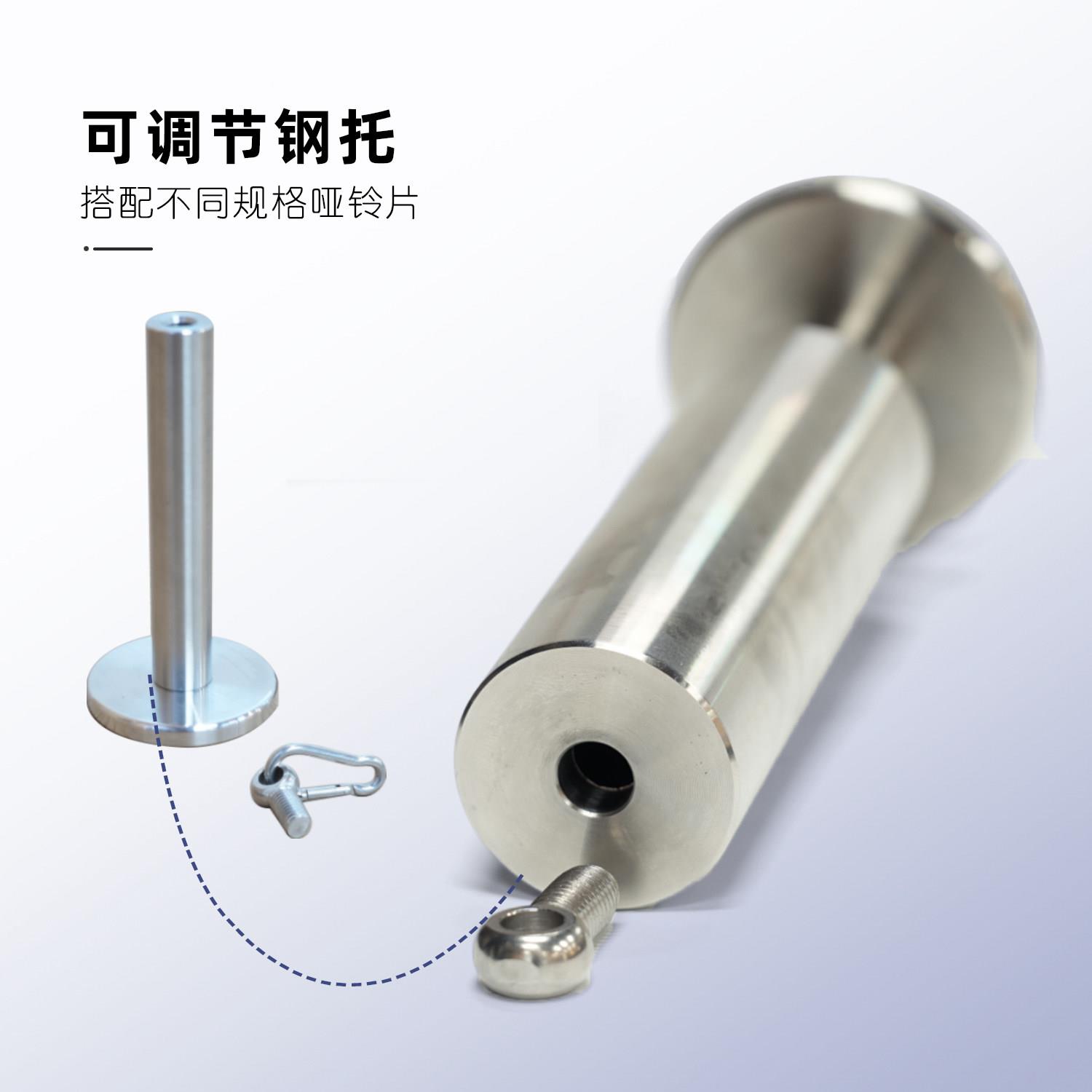 锈钢臂力不器指DQ036力抓手铁档功配通用杠哑铃片铃片吊座重杆
