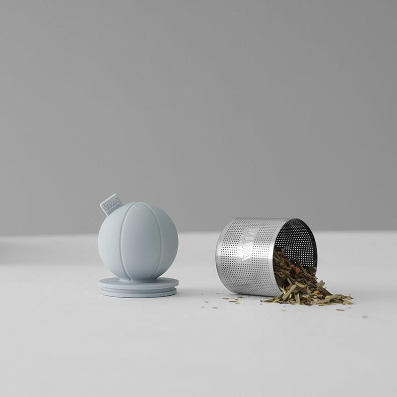 丹麦VIVA分享系列不锈钢硅胶浮动滤茶器泡茶器创意可爱茶漏茶滤器