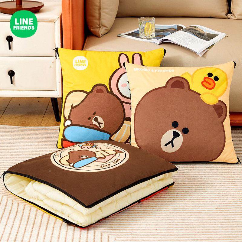 汽车折TPR抱枕被子两用办室公午睡毯二合一睡觉空叠枕头毯子靠调,居家布艺,抱枕被,淘宝优惠券,粉丝福利购,淘宝优惠卷