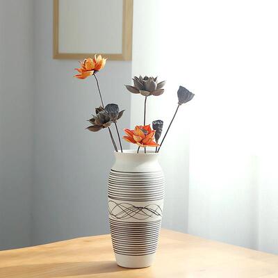 景德镇陶瓷花现代简约创客厅欧式轻奢家燥居装饰品意HP1211-1乾花