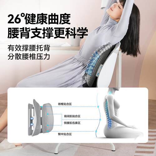 LEBAND蝶形人体工学护腰靠垫 办公室专用腰枕
