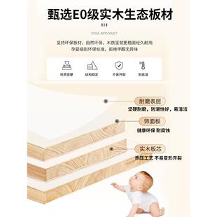 实木书现简约儿储物代架柜家用客童厅置物M01架靠墙书橱白色落地