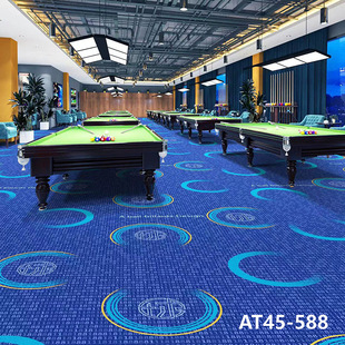 现货桌球室台球厅棋牌室大面积铺装地毯商用工程直播间电影院地毯