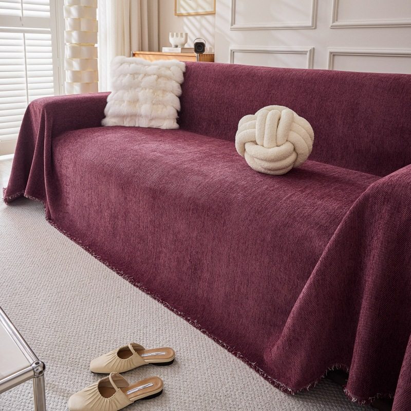 纯色加宽230雪尼尔沙发盖布沙发巾新款四季通用防滑防猫抓全盖套,居家布艺,沙发垫,淘宝优惠券,粉丝福利购,淘宝优惠卷