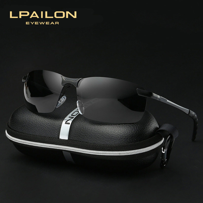 新款夜视镜男开车司机眼镜夜间增光偏光太阳镜驾驶墨镜变色镜3043