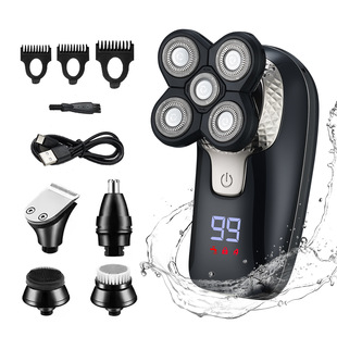 剃须刀光头神器剃光头专用电动光头机刮胡刀七刀头自助充电