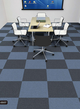 沃尔顿走廊写字楼商用地毯全铺办公室地毯阻燃防火方块拼接地毯