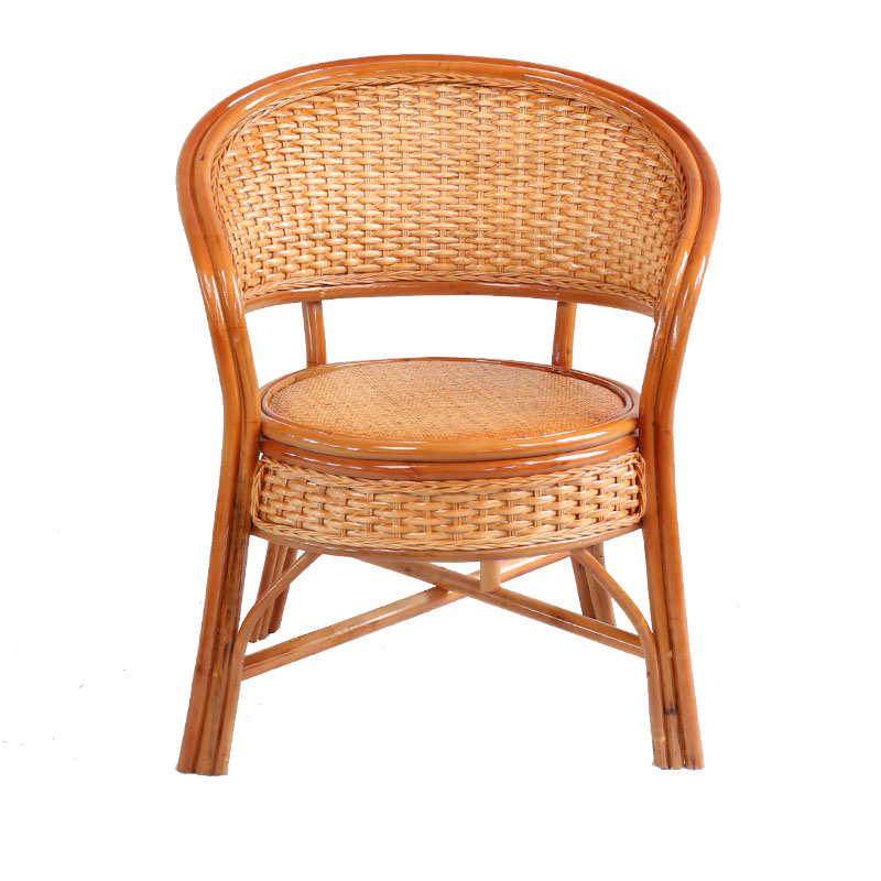 阳台休闲藤椅天然真藤编织椅子老人单人靠背椅咖啡椅通风座椅家用,住宅家具,阳台椅,淘宝优惠券,粉丝福利购,淘宝优惠卷