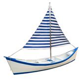 欧式 头木景尖装 饰船水上花船摄观影道具实木船仿古木船帆船船摆件