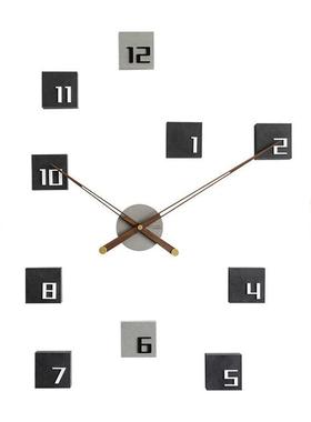 wozoom屋钟准北表欧饰钟客厅时挂墙面P000EMA5装饰背景墙玄品创意