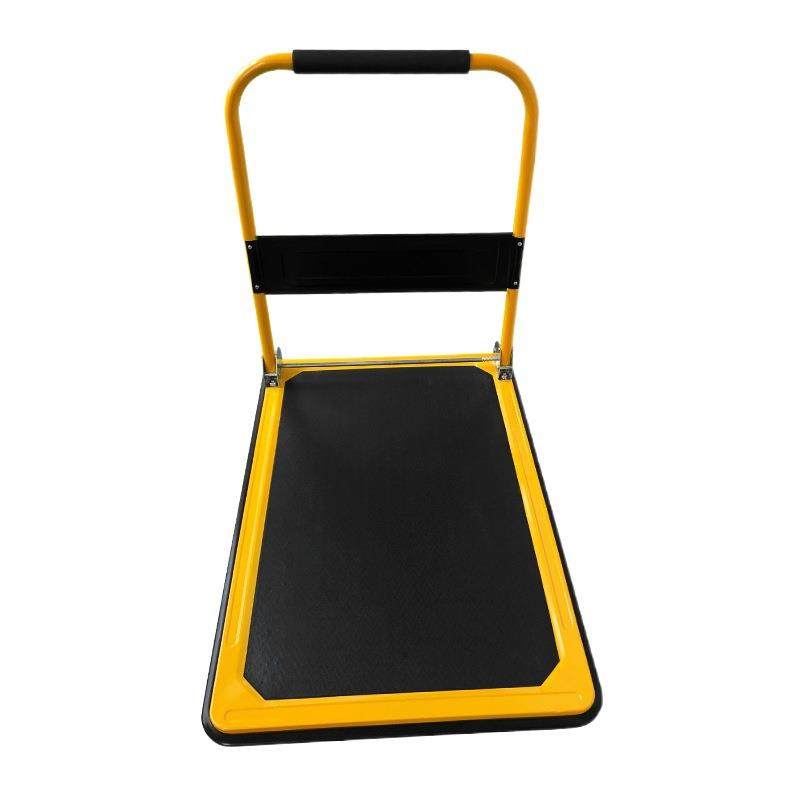 仓库大号推车拉货专用物流钢板超市搬运工具折叠静音拖车平板小型