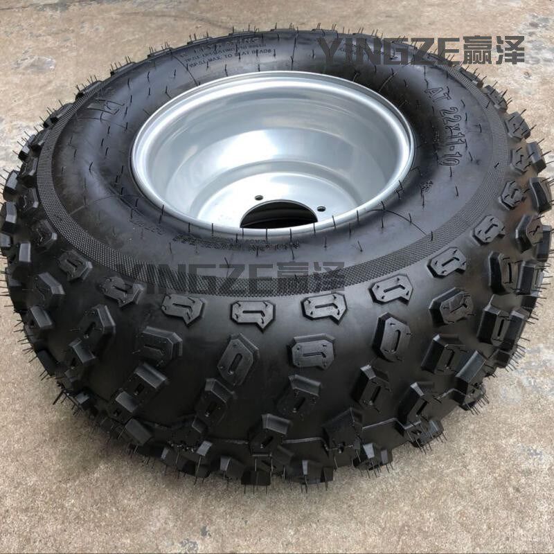改装四轮卡丁车沙滩车2X7 22X寸越野花纹真空轮胎