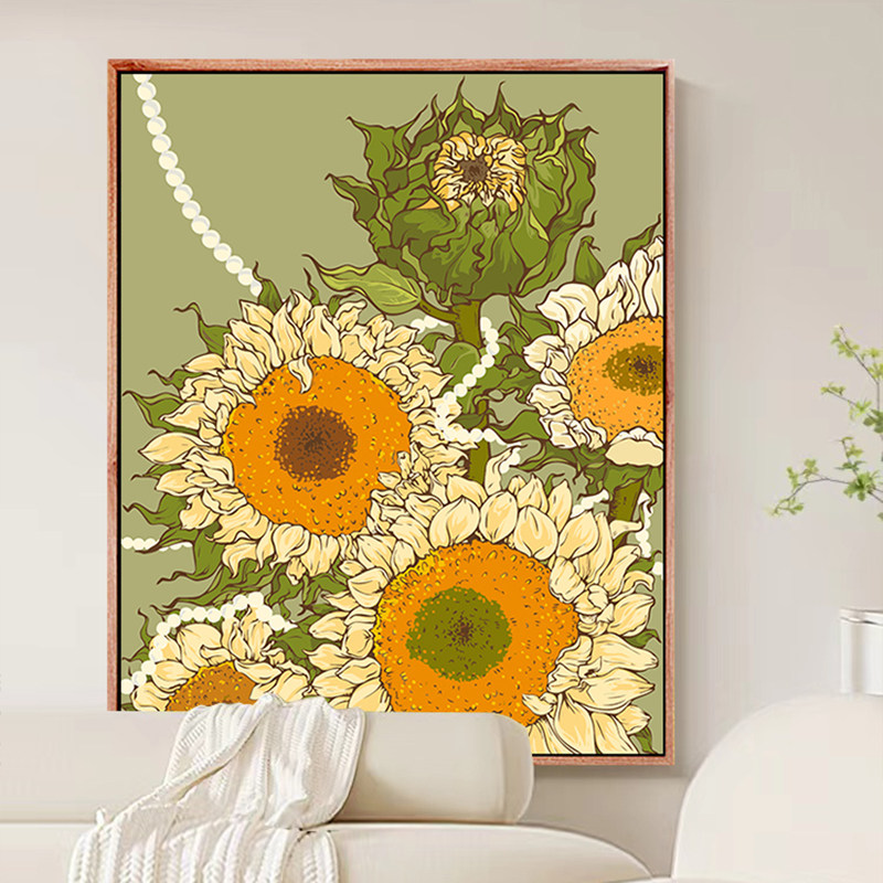 油画框外框数字油画框装裱任意尺寸定制儿童画窄边像框架挂墙