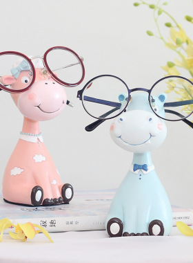 装饰房间的小饰品创意眼镜架少女心房间布置宿舍办公室桌面摆件