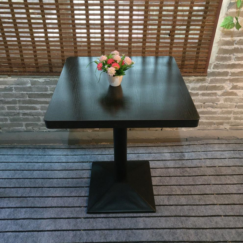 热卖桌子咖啡厅奶茶店甜品店西餐厅餐桌 小方桌高吧餐桌 定制
