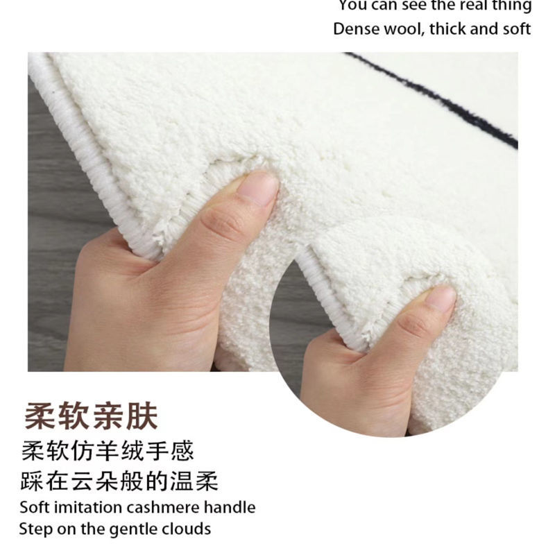 in风飘窗垫窗台垫加厚秋冬卡通阳台垫毛绒床边坐垫地毯2022新款