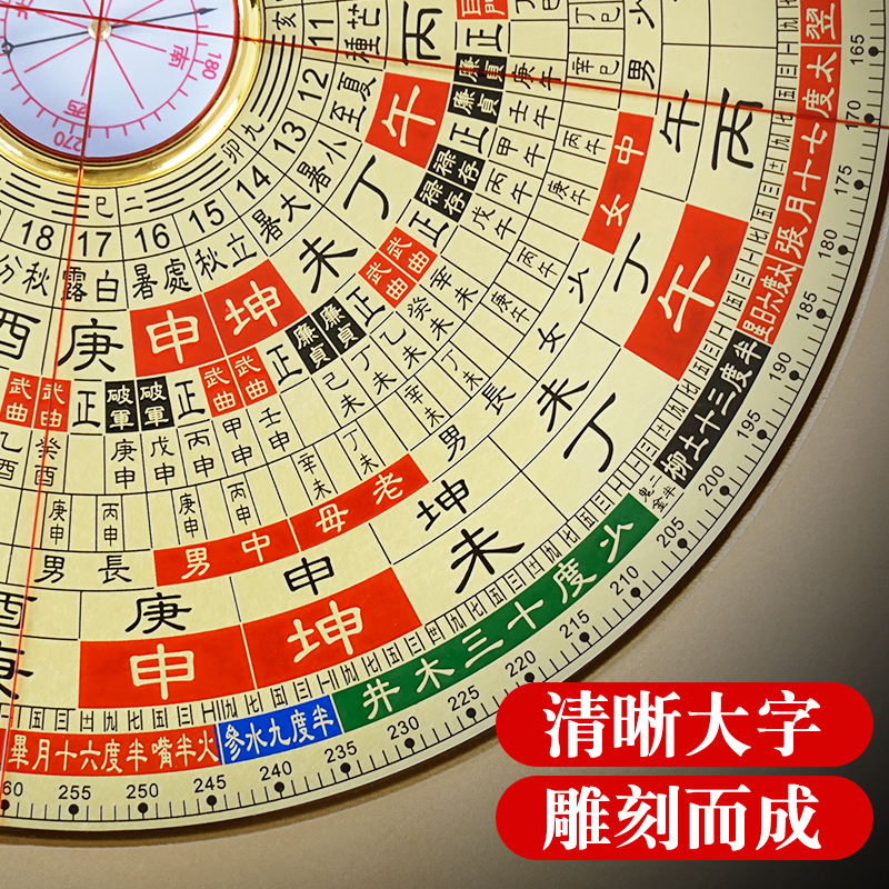 激光罗盘高精度杨公三合八寸红外线全自动指南针罗经仪