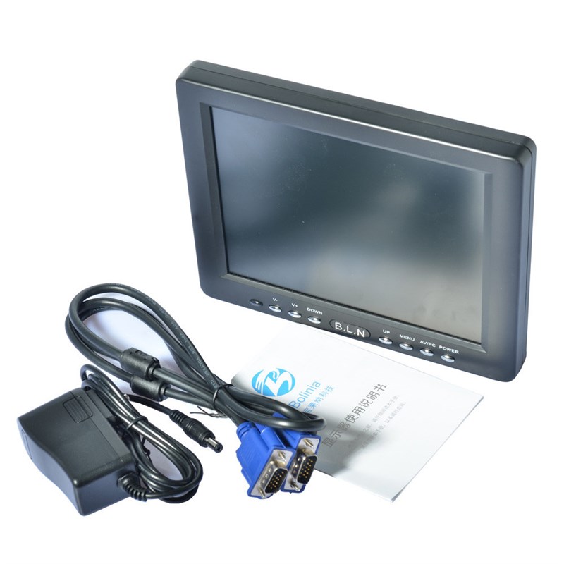 工业液晶屏8寸高清液晶显示器 BNC V HDMI VG 迷你监视器