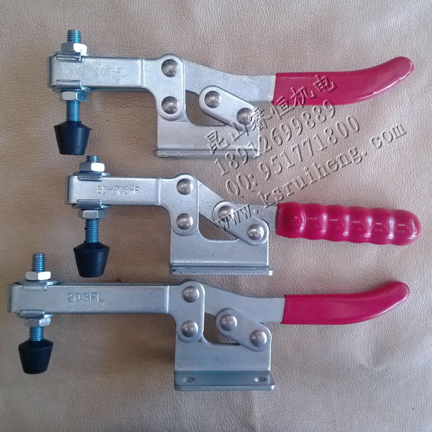 水平式快速夹具SD-203F 203FL 203P夹钳203FSS肘夹紧器工装检具夹