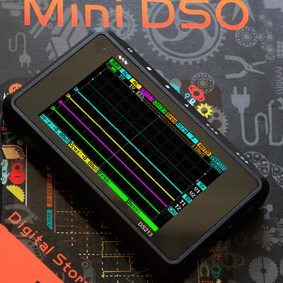 DS213手持小型便携数字存储示波器四通道袖珍汽修仪器miniware