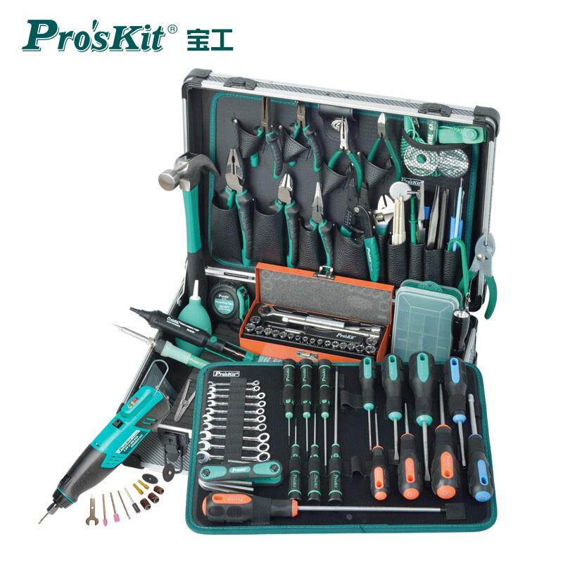 宝工PK-1990H专业弱电工程焊接烙铁螺丝批仪表维修工具组 (97件)