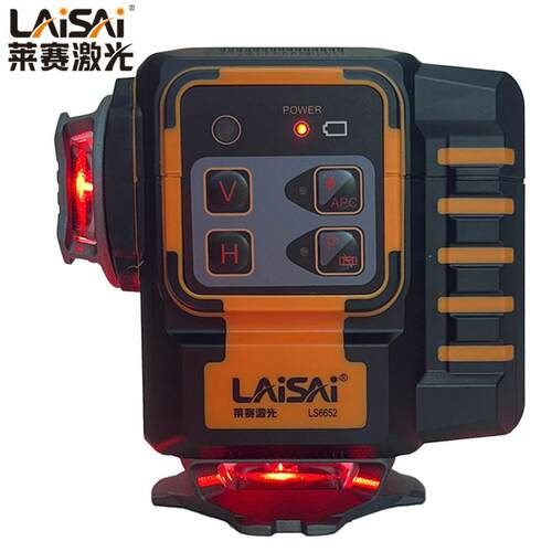 LAISAI莱赛激光LS6652强红光贴地仪12线水平仪LSG6652绿光贴墙仪