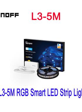 SONOFFL3-5M智能室内灯带RGB氛围灯带易微联APP
