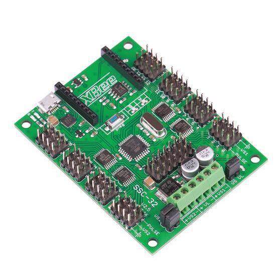 32路舵机控制器双足机器人6DOF机械手多自由度控制离线编程存储