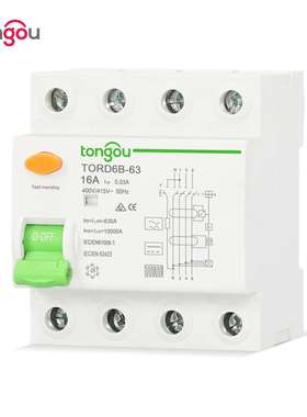 B型漏电保护器漏电断路器4P63A漏电保护开关10KA光伏RCCBRCD跨境