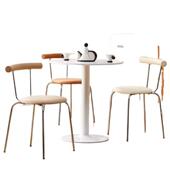 红中古餐椅家用油奶客厅网椅奢子轻靠背椅VMC卧室北欧奶茶简约现