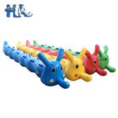 展充气毛毛虫运动会道具团4 12人户外拓训练亲子活动旱建地龙趣舟