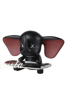 卡通可爱摆件家居客厅儿童房动物玄关柜钥匙收纳托盘摆设软装饰品