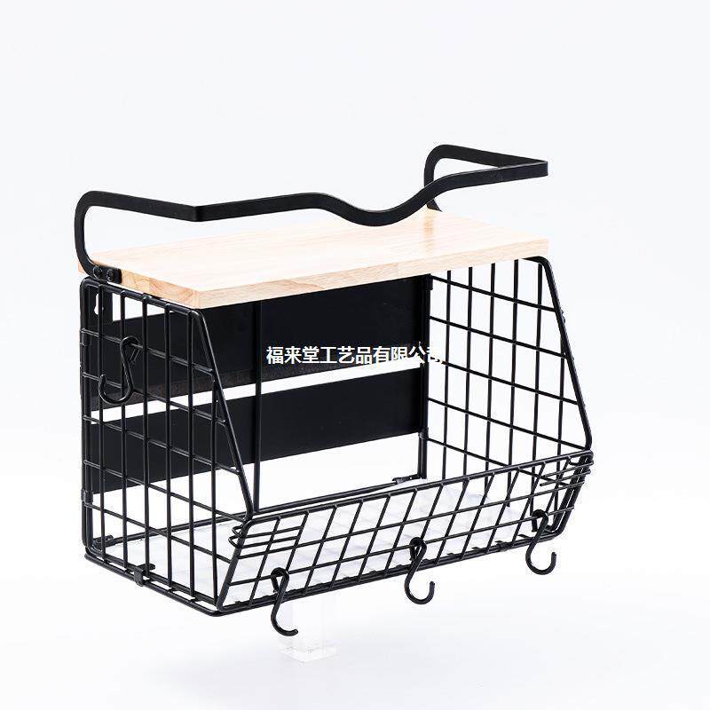 壁挂式厨房置物架家用叠加可拆卸多功能水果收纳架厨房整理储物架