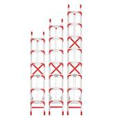 加梯厚铝合 金伸缩梯子12米家用多功能工程3梯折叠单SJT 01面升降