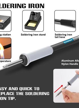 OLED白菜白T属12770-951焊台电光烙铁维修工电具焊台休眠焊接金手