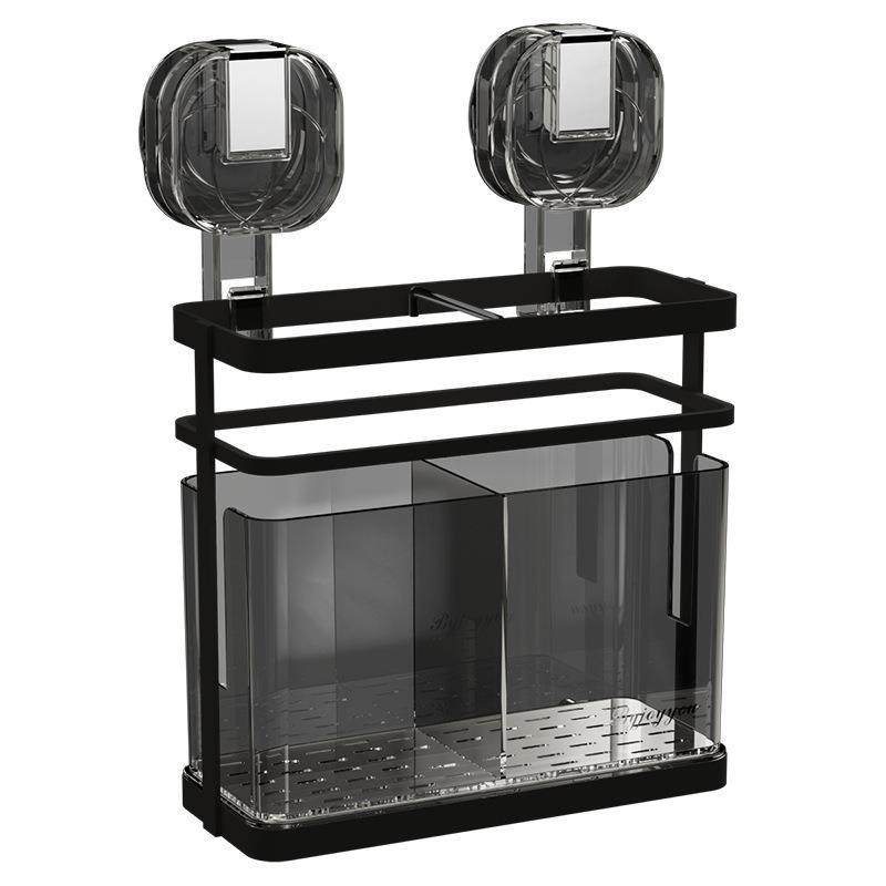 吸盘筷子筒家壁挂式挂架沥水厨房置物用筷子笼免打孔墙放勺子筷子,厨房/烹饪用具,抹布架/厨房清洁收纳架,淘宝优惠券,粉丝福利购,淘宝优惠卷