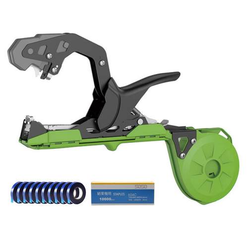 园艺葡萄绑枝机10绑带1盒钉西红柿绑蔓黄瓜绑枝器捆绑套装绑蔓器