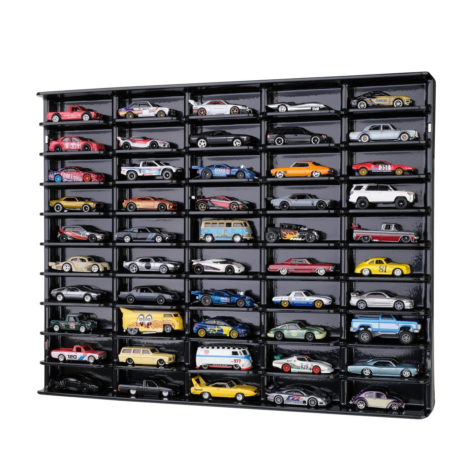 多美卡风火轮展示盒收纳盒展示柜亚克力汽车模型小车合金车展示架