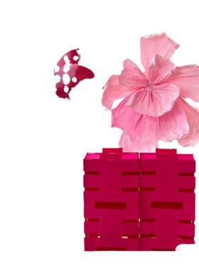 婚布SEZ装饰客厅拍照结婚背景墙礼婚房套置装喜庆婚庆拉花折纸