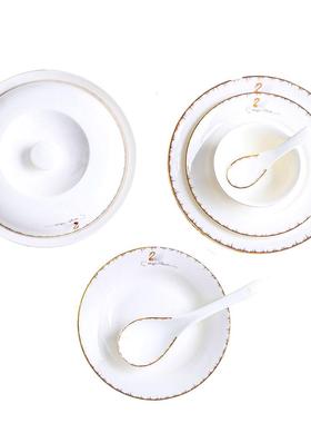 餐套品装碗盘碟Z12042/568头餐具家用促销具礼碗碟套装