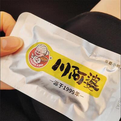 川阿婆袋装海带脆笋金针菇豆卷香辣微臭爽口下饭解馋火爆休闲零